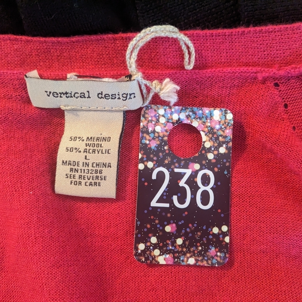 5/$25 Vertical Design Cardigan - Picture 3 of 3